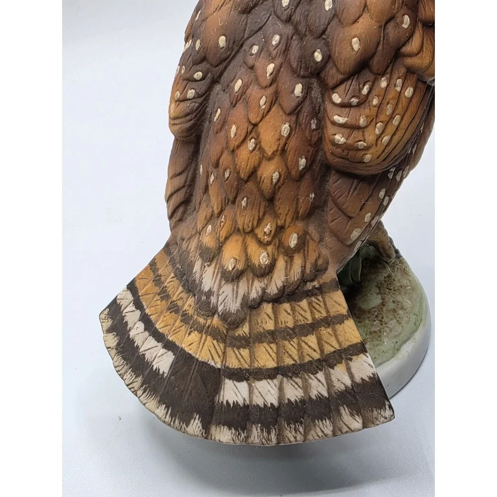 Ruffed Grouse Bird Porcelain Vintage Napco Figurine Limited Edition Series C-672